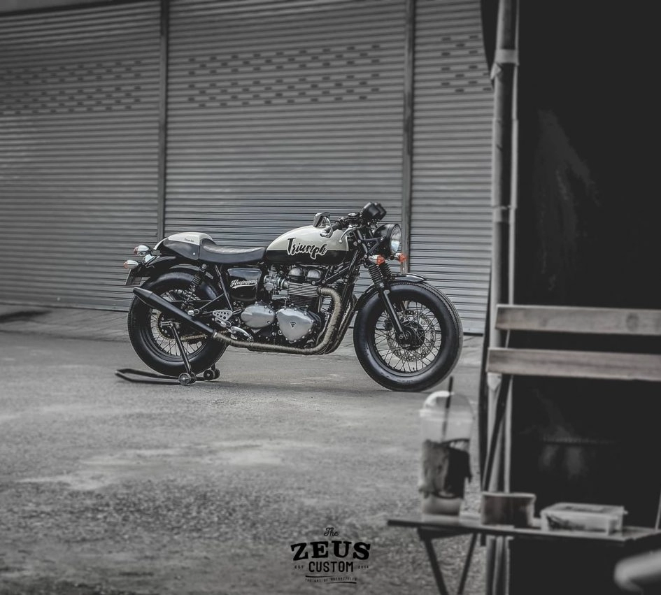 Triumph thruxton 900 bản độ cafe racer đầy cảm hứng