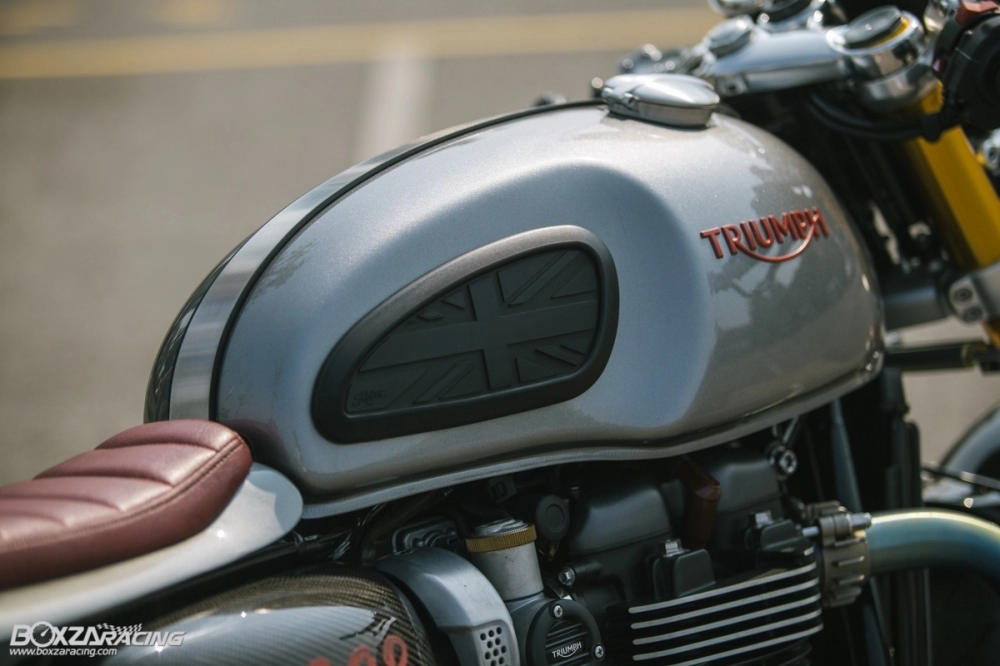 Triumph thruxton r chân dung hoàn hảo từ cafe racer legend