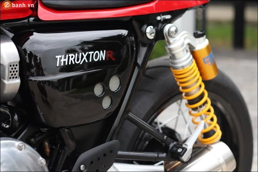 Triumph thruxton r sự trở lại đầy mê hoặc của dòng cafe race