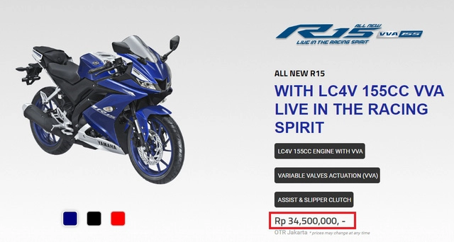 Yamaha r15 2017 giá bao nhiêu hiện nay