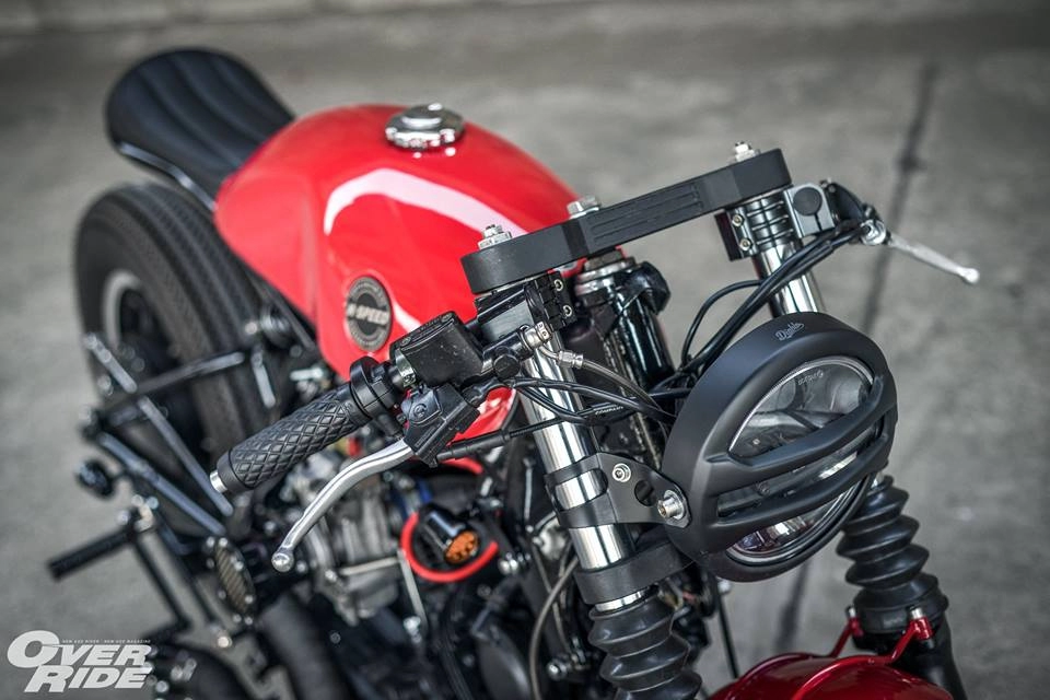 Yamaha virago 750 thân hình oai vệ qua phong cách cafe racer