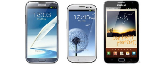 Galaxy note ii đọ cấu hình với s iii galaxy note đời đầu