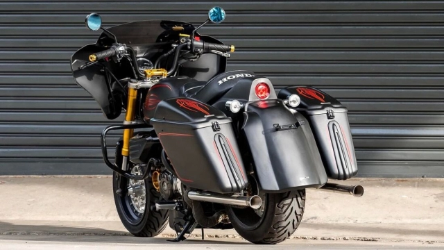 Honda monkey độ phong cách harley-davidson trông sẽ ra sao