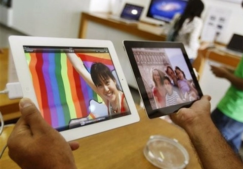 Ipad 2012 bắt kịp thị phần ipad đời đầu tại mỹ