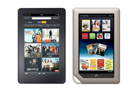 Kindle fire và nook chiếm 40 thị phần tablet android
