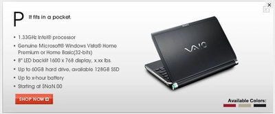 Thêm hình ảnh về sony vaio dòng p siêu nhỏ