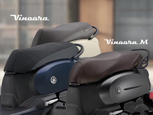 Yamaha vinoora 125 được nâng cấp các trang bị mới nhưng giá bán thì không đổi