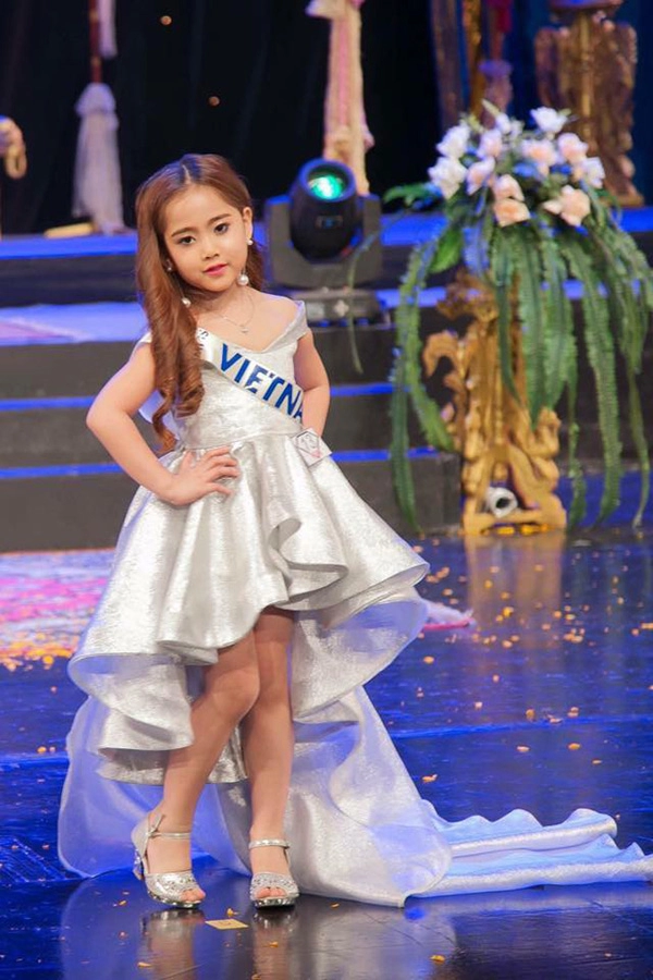 Cô bé hải phòng vượt 50 mẫu nhí thế giới đoạt giải công chúa thời trang tại thái lan