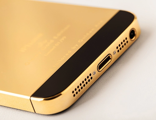 Hình ảnh thực tế iphone 5s gloosy gold tại việt nam