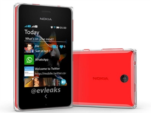 Nokia asha 502 giá rẻ với lớp vỏ trong suốt lộ ảnh