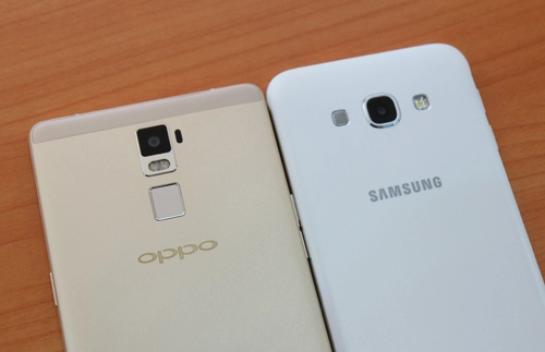Samsung galaxy a8 được bình chọn chụp đẹp hơn oppo r7 plus