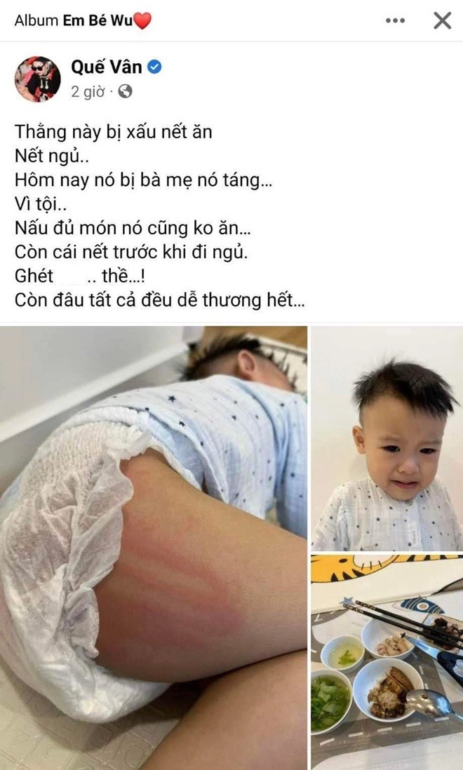 Sau khi đánh con lằn 5 ngón tay vì không ăn quế vân làm món ngon xuất sắc cho bé