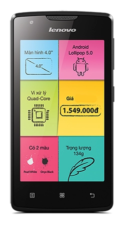 Smartphone 2 sim chip bốn nhân giá 15 triệu đồng