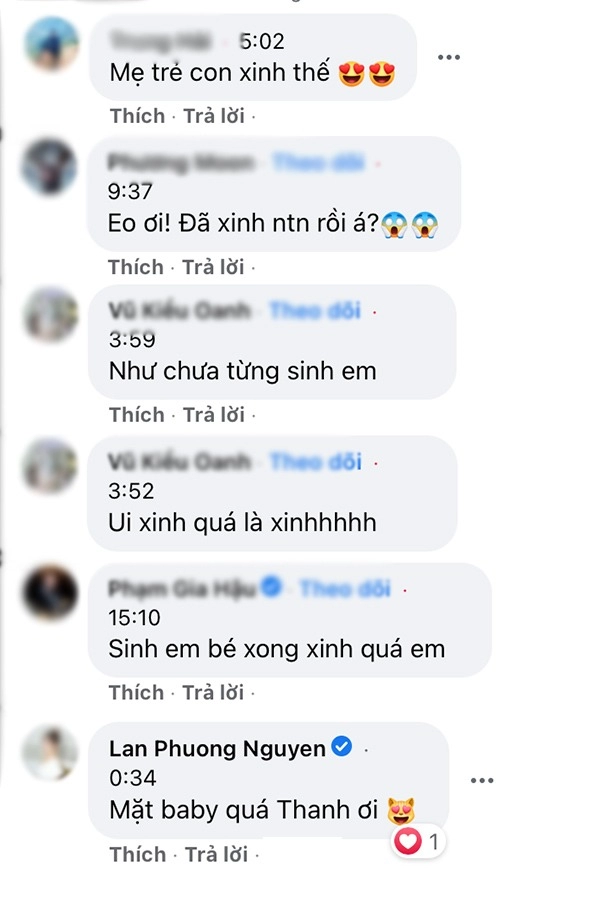 1 tháng sau sinh bảo thanh khoe ảnh bên con đôi mắt trĩu nặng nhưng nhan sắc rạng rỡ