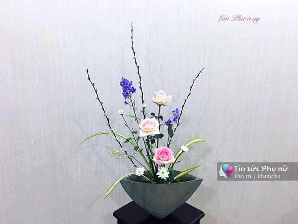 83 cắm bình hoa violet tím thủy chung để gửi lời chúc đẹp nhất đến một nửa thế giới