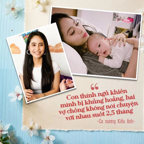 Ca nương kiều anh từng mặc con khóc để luyện ngủ vợ chồng khủng hoảng vì tập chăm con