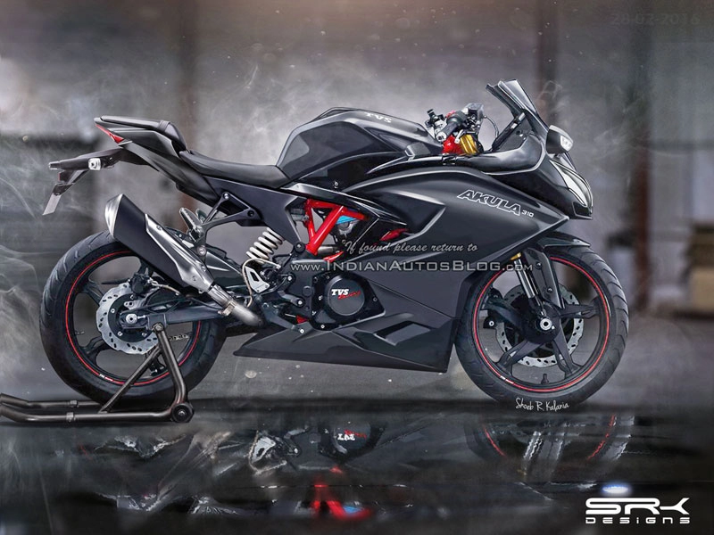 Cận cảnh tvs akula 310 mẫu sportbike giá rẻ của chiếc bmw g310r