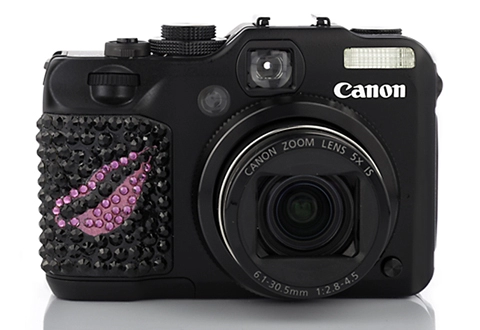 Canon g12 đính đá quý swarovski