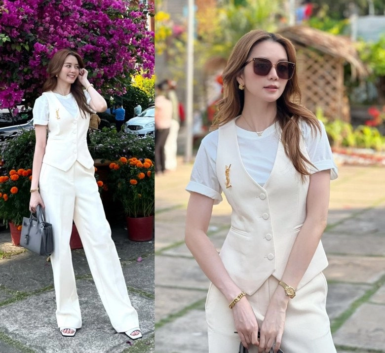 Cường đôla đòi đưa đàm thu trang đi chơi mẹ bỉm lên đồ hot tới mức shop online ăn theo rần rần