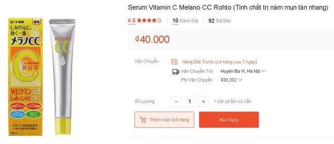 Đường dây mỹ phẩm giả bị phanh phui nàngmua serum vitamin c đình đám giá rẻ nên cẩn thận