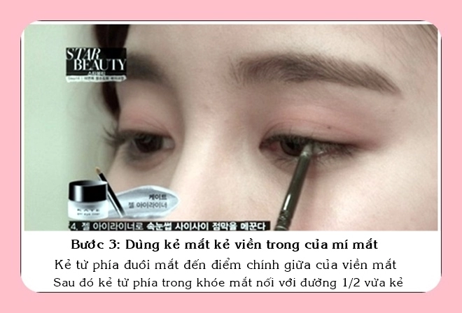 Hô biến đôi mắt lung linh như sao hàn với cách kẻ eyeliner trong suốt tự nhiên