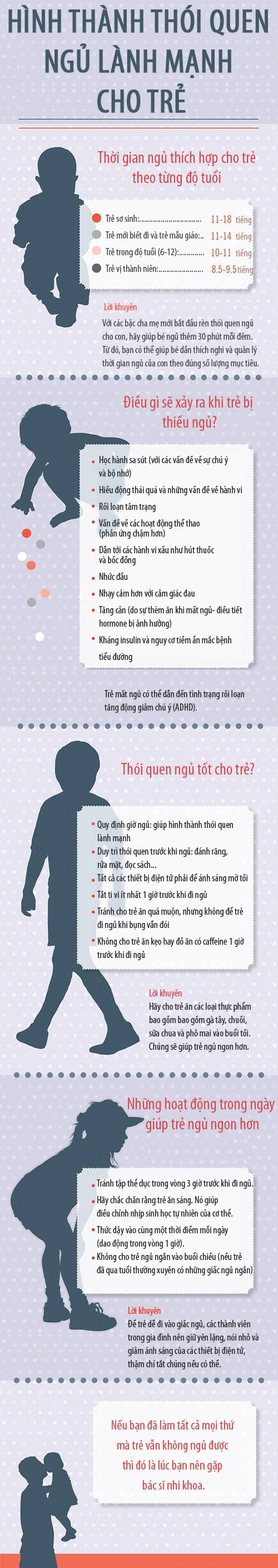 Tạo thói quen ngủ lành mạnh cho trẻ