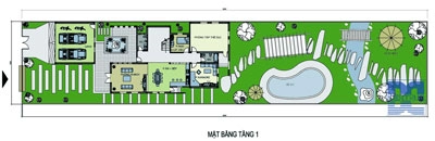 Biệt thự nhà vườn rộng 900 m2