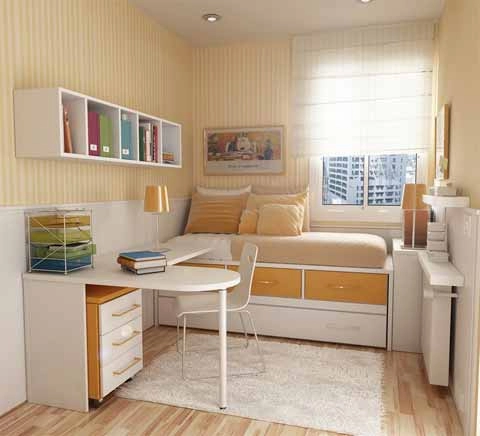 Bố trí hợp lý phòng ngủ rộng 10-12 m2