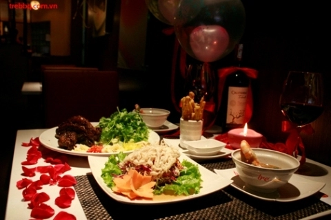 Bữa tiệc valentine tại tre bbq