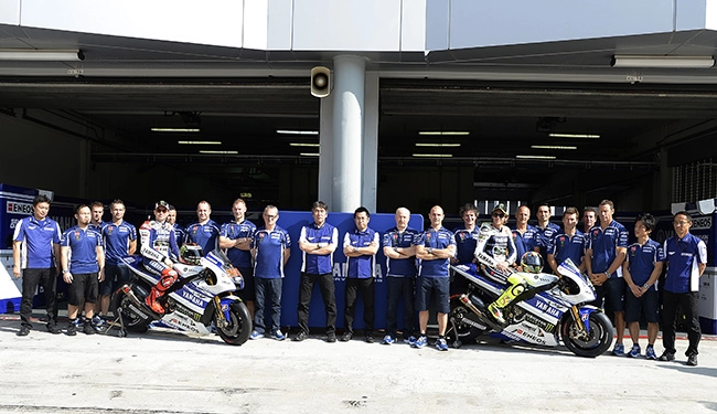 Đội hình các tay đua của yamaha factory racing mùa giải 2014