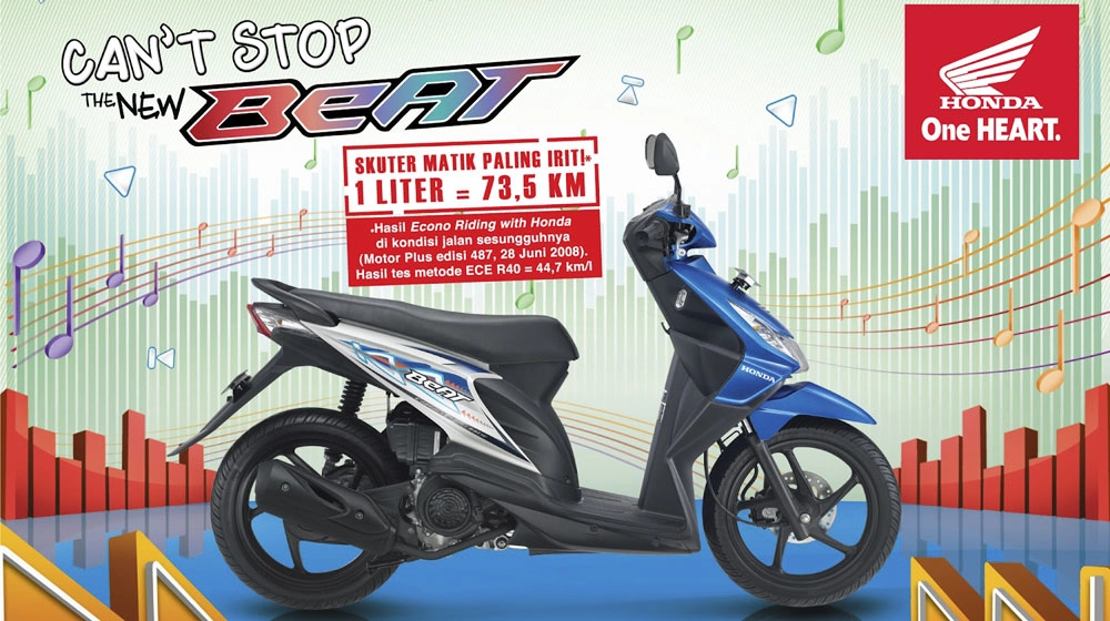 Honda beat mẫu xe tay ga bán chạy nhất thế giới