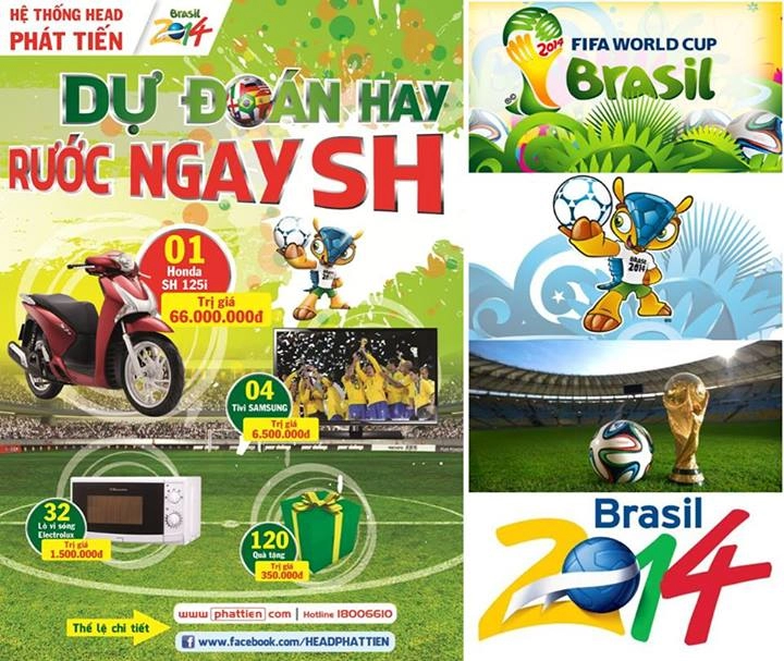 Mua xe và tham gia dự đoán world cup để có cơ hội sở hữu xe honda sh 125