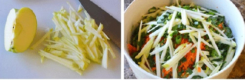 Salad táo và bắp cải