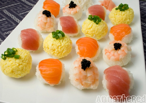 Tự làm sushi nhật ngon mắt