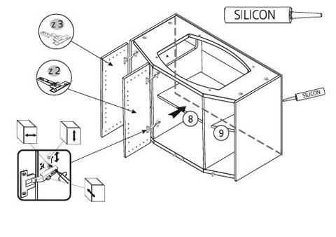 Cách lắp đặt tủ chậu phòng tắm