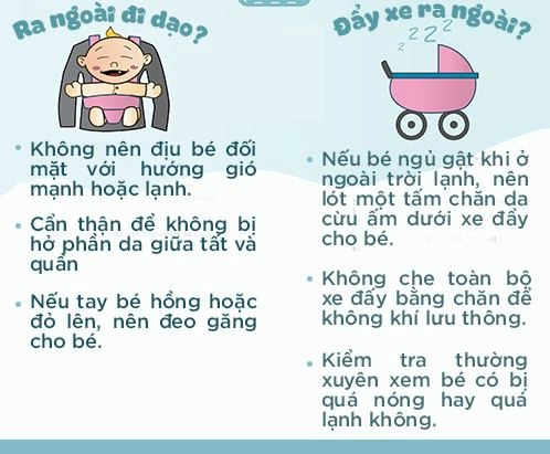 Cách mặc quần áo cho bé sơ sinh mùa đông thật ấm