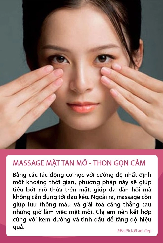 Chẳng cần mua cây làm gọn mặt giá chục triệu5 bí quyết sau sẽ giúp gương mặt thanh thoát hơn