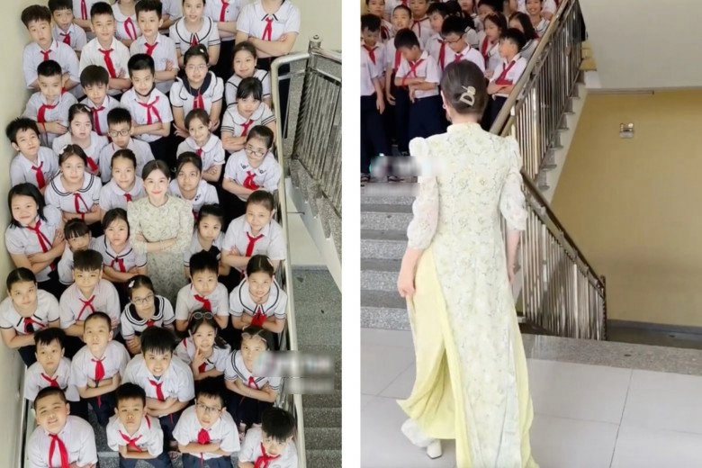 Cô giáo tiểu học genz đi dạy mặc đẹp như ngọc nữ hút hơn 8 triệu người vào xem