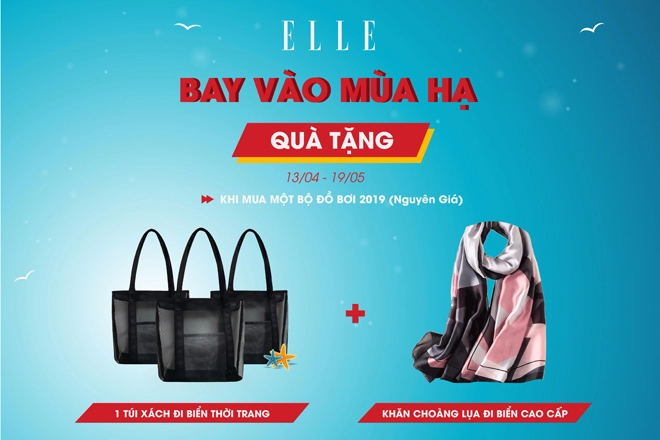 Đi biển chuẩn phong cách pháp với bst mùa hè của elle