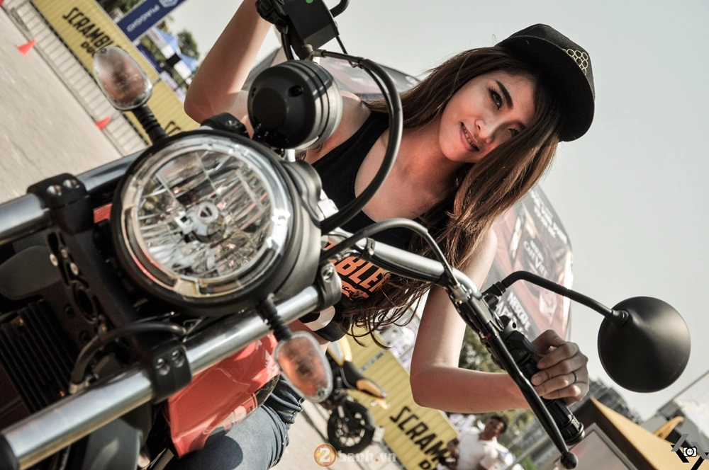 Ducati scrambler nổi bật đầy phong cách tại việt nam motorcycle show 2016