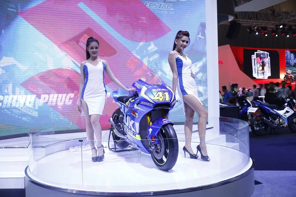 Gian hàng trưng bày triển lãm của suzuki việt nam tại vms 2016