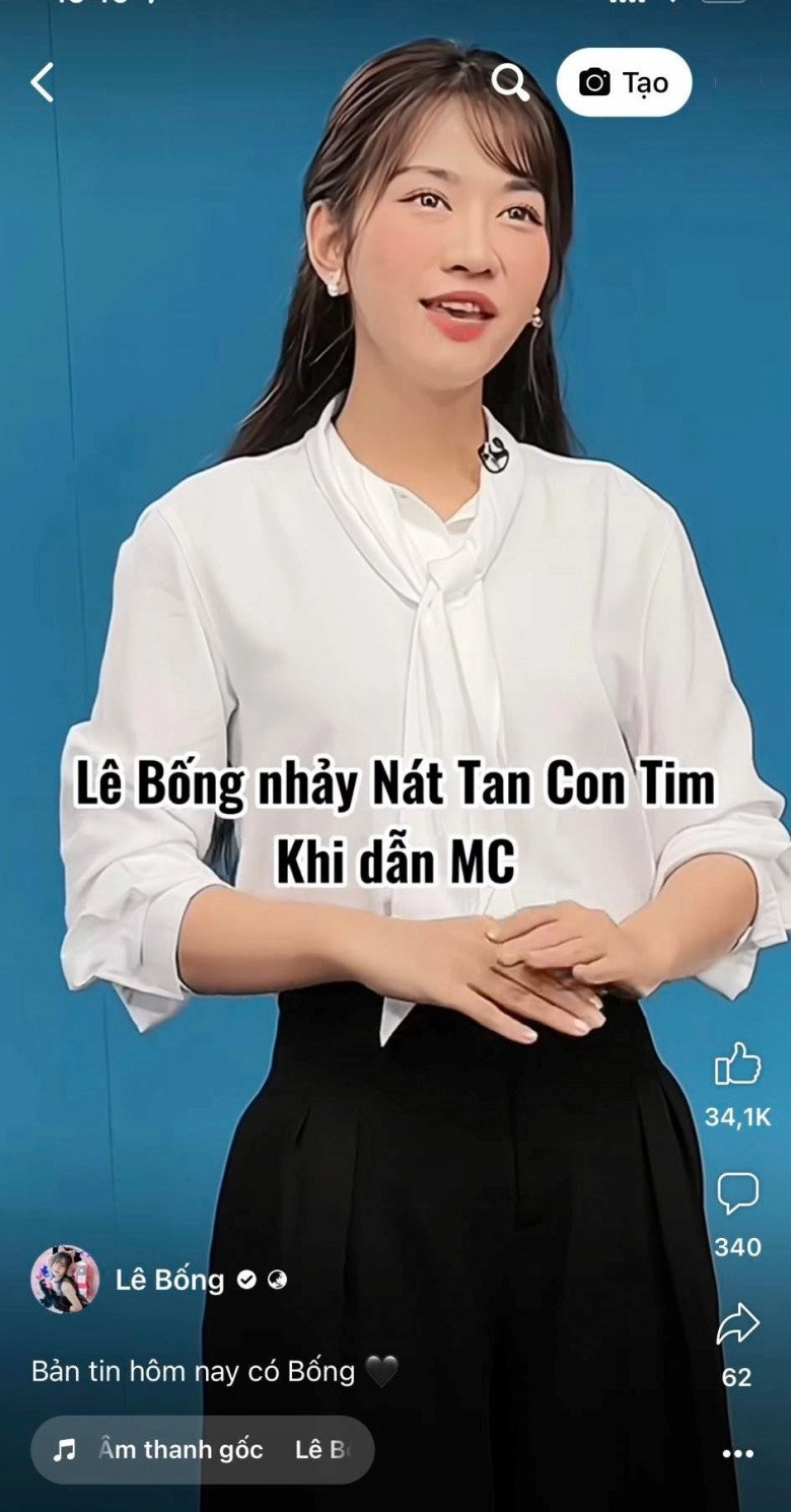 Hết hotgirl trứng rán đến lượt lê bống lên đồ học làm mc đài truyền hình cđm thở dài