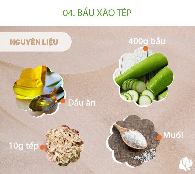 Hôm nay nấu gì bữa chiều có món chính siêu giàu vitamin món phụ thanh mát ăn là thích