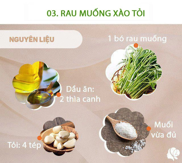 Hôm nay nấu gì bữa cơm 4 món siêu rẻ nhưng cả nhà ăn vừa ngon lại no căng