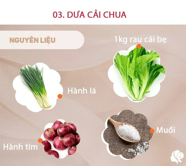 Hôm nay nấu gì đi làm về muộn vẫn chuẩn bị kịp bữa cơm đơn giản mà ngon