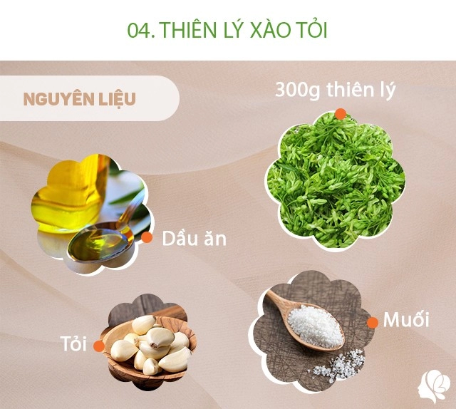 Hôm nay nấu gì thực đơn 3 món ngon miệng nấu nhanh không tốn thời gian