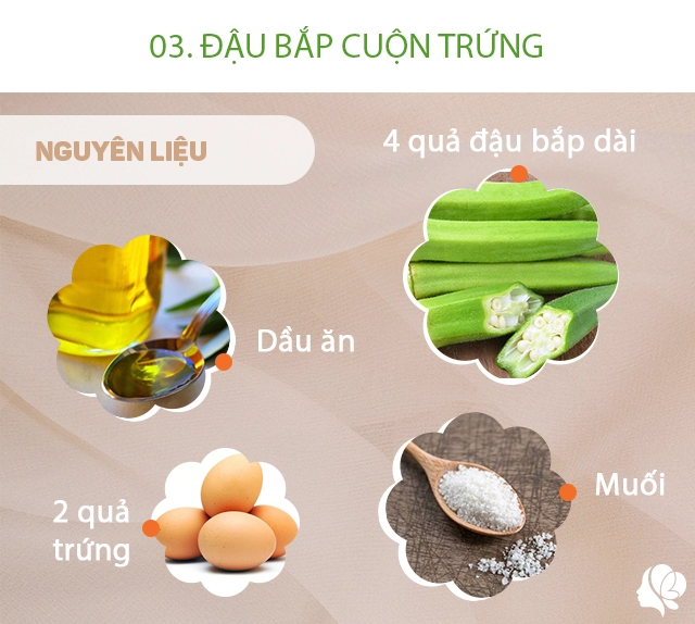 Hôm nay nấu gì thực đơn 4 món cực dễ nấu có món phụ lạ miệng mà bổ dưỡng