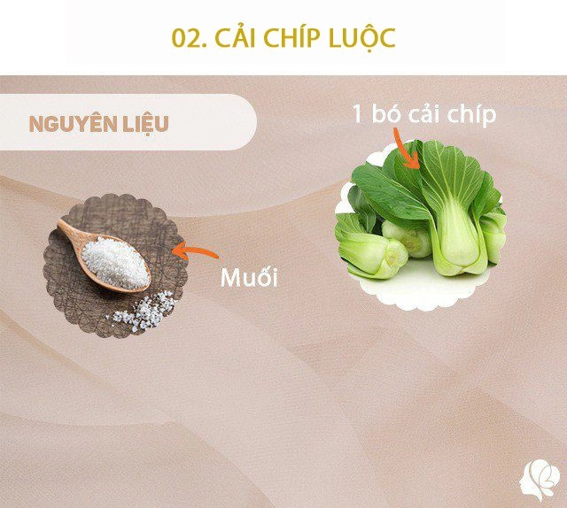 Hôm nay nấu gì thực đơn bữa chiều chỉ 3 món nhanh gọn nhưng trôi cơm