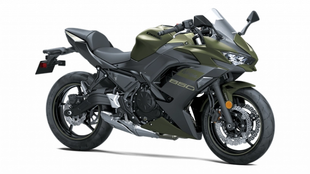 Kawasaki ninja 650 2024 lộ diện với màn hình mới và màu sắc mới