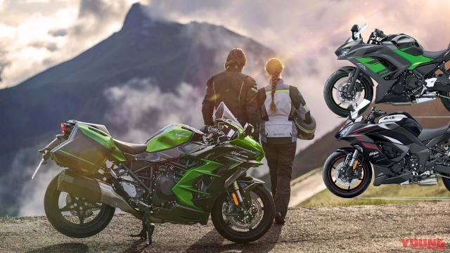 Kawasaki ninja 650 ninja 1000sx và ninja h2 sxse 2024 vừa được ra mắt